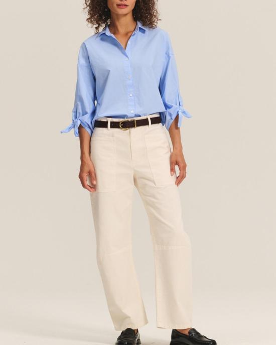  벨벳 셔츠 아를렛 버튼 다운 셔츠 칠 - VELVET