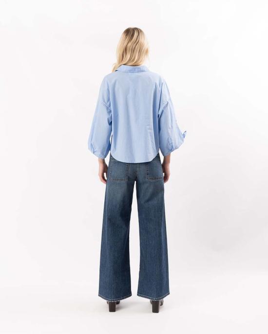  벨벳 셔츠 아를렛 버튼 다운 셔츠 칠 - VELVET