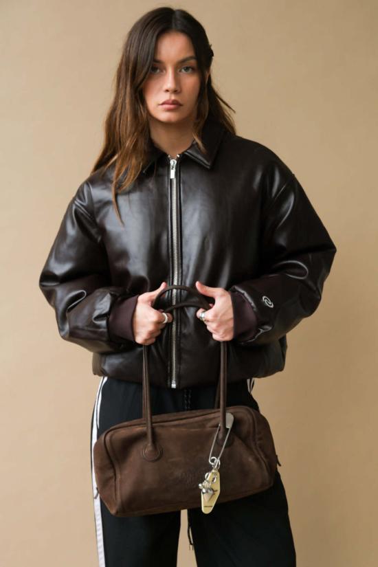  RÉSUMÉ 봄버 자켓 이력서 히라 재킷 다크 브라운 - OTHER BRANDS