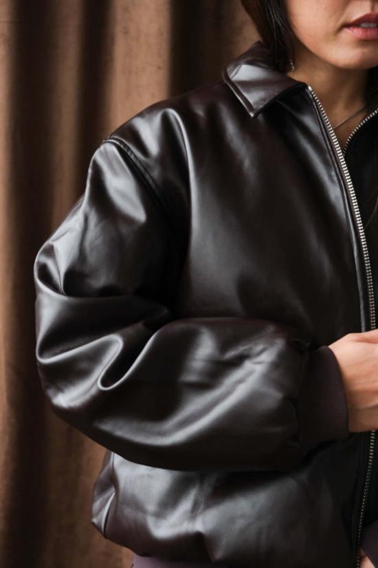  RÉSUMÉ 봄버 자켓 이력서 히라 재킷 다크 브라운 - OTHER BRANDS