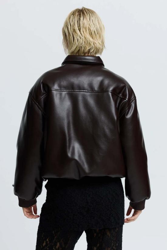  RÉSUMÉ 봄버 자켓 이력서 히라 재킷 다크 브라운 - OTHER BRANDS