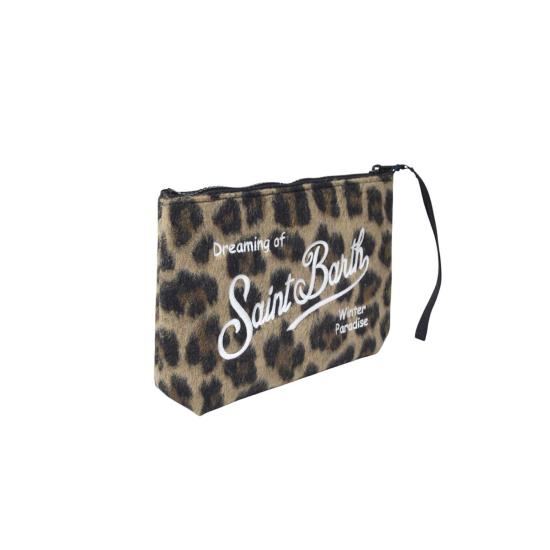 25FW 세인트바쓰 숄더백 ALINEFELT 01351I18EMB Brown - MC2 SAINT BARTH