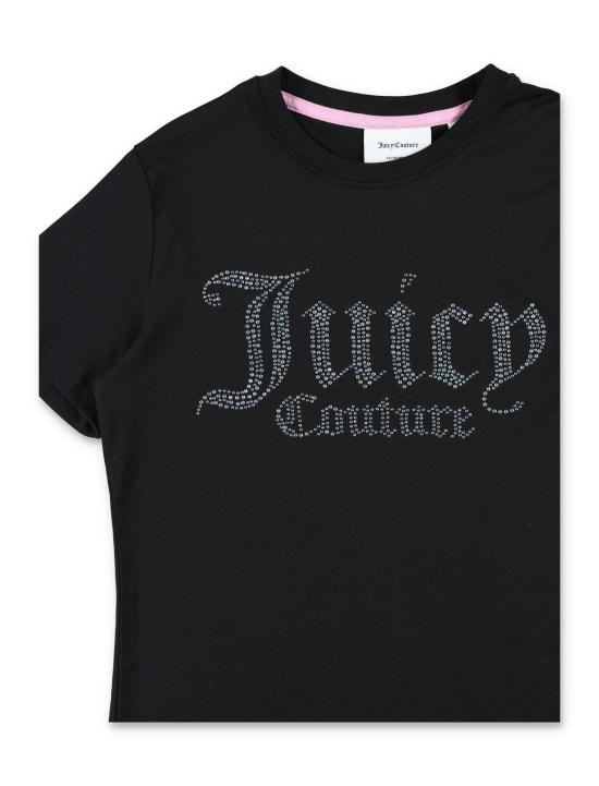 25FW [키즈] 쥬시꾸뛰르 티셔츠 JCJBX6409 023 Nero - JUICY COUTURE