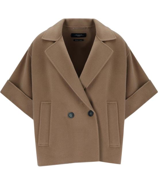 25FW 위켄드막스마라 PERA 페라 버진 울 숏 코트 2525086021600 087 38 Brown