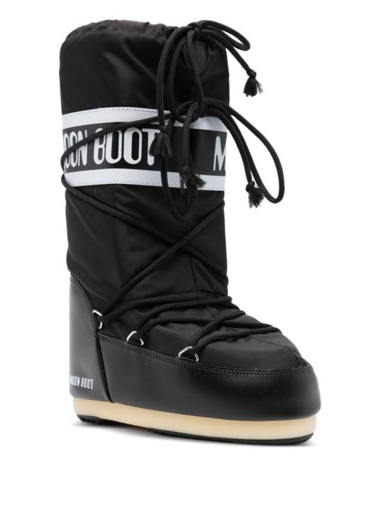 25FW 문부츠 아이콘 나일론 부츠 80D1400440 N001 Black - MOON BOOT
