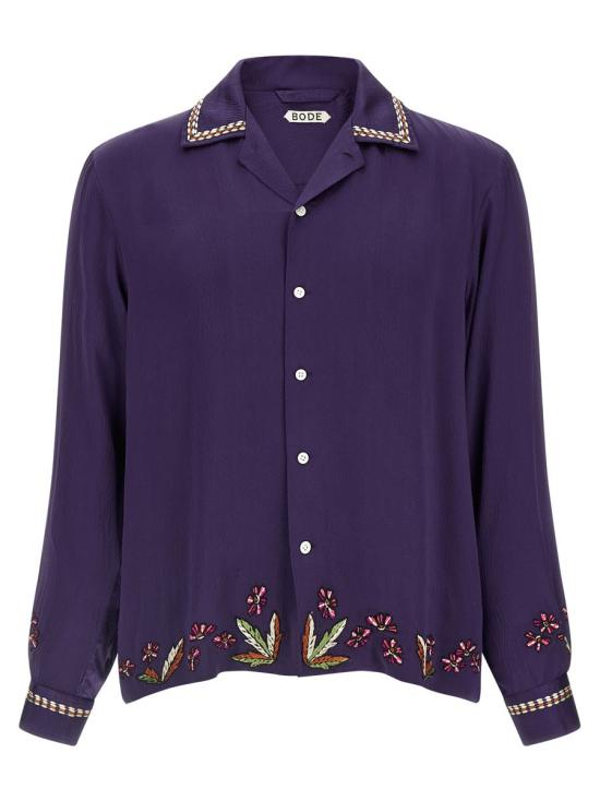  보디 긴팔 셔츠 MRF25SH048ULTRAMARINE PURPLE