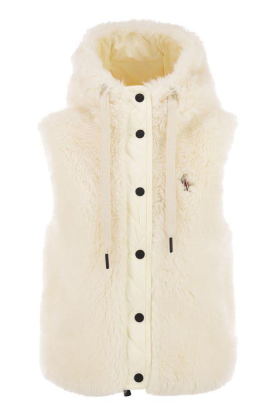 25FW 몽클레어 베스트 K20981A0003889B51 031 WHITE