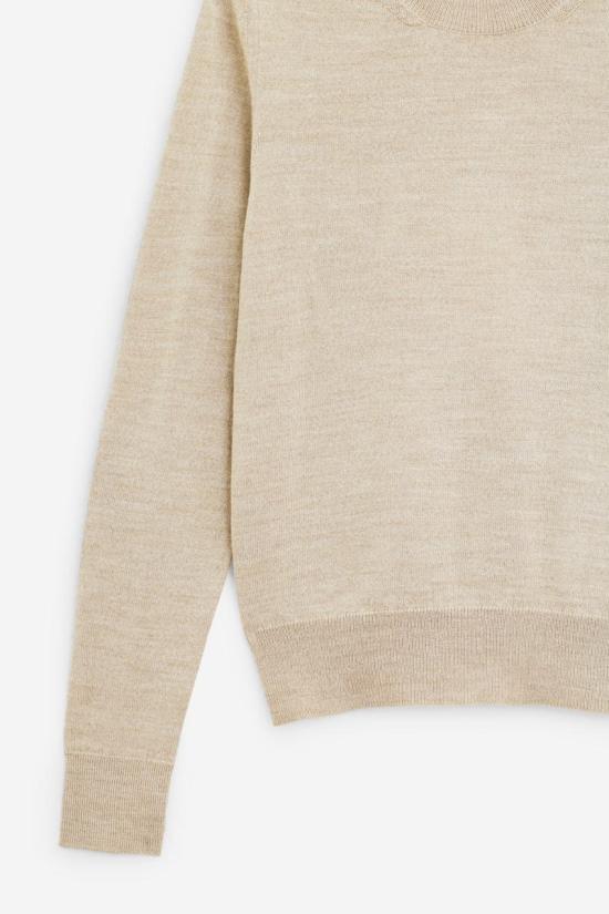 25FW MM6 메종마르지엘라 스웨터 117782 S52HL0047 M13133 Beige - MM6 MAISON MARGIELA