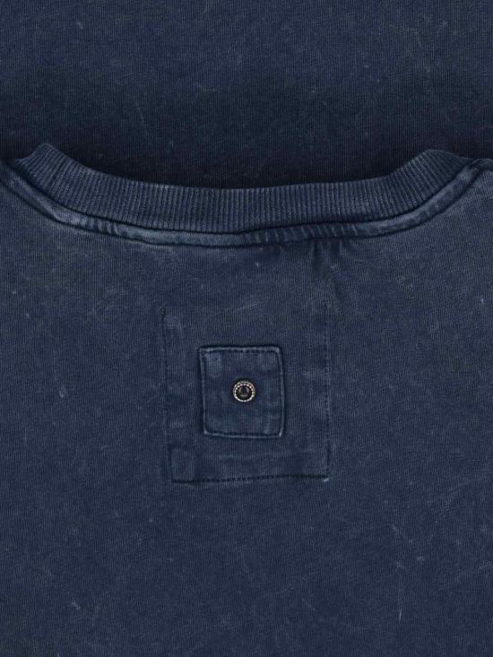 25FW 화이트샌드 반팔 티셔츠 25WSU40 650 DT 037 Blue - WHITE SAND