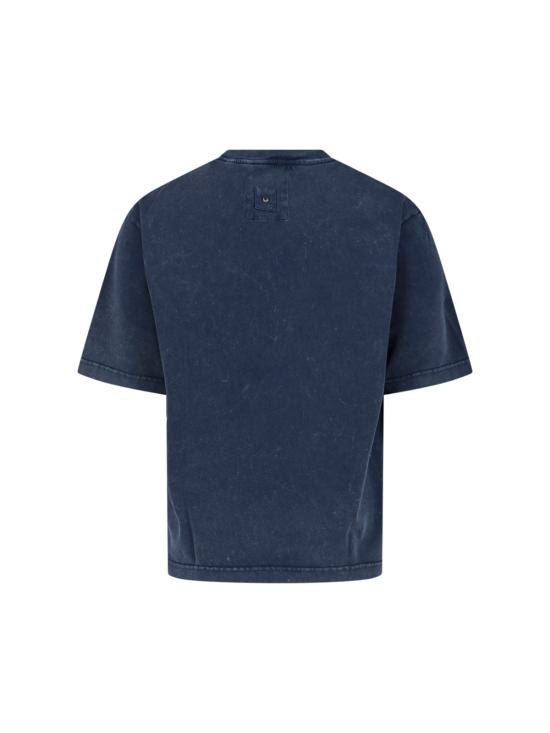 25FW 화이트샌드 반팔 티셔츠 25WSU40 650 DT 037 Blue - WHITE SAND