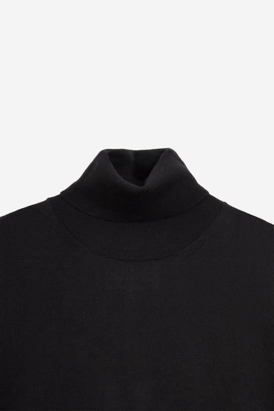 25FW MM6 메종마르지엘라 스웨터 117864 SH2HA0014 M13172 Black - MM6 MAISON MARGIELA