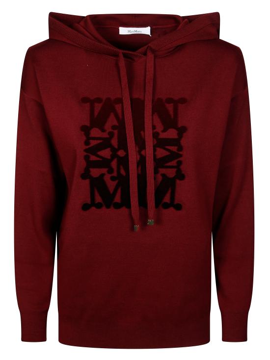 25FW 막스마라 후드 티셔츠 2521366222600 014 ROSSO
