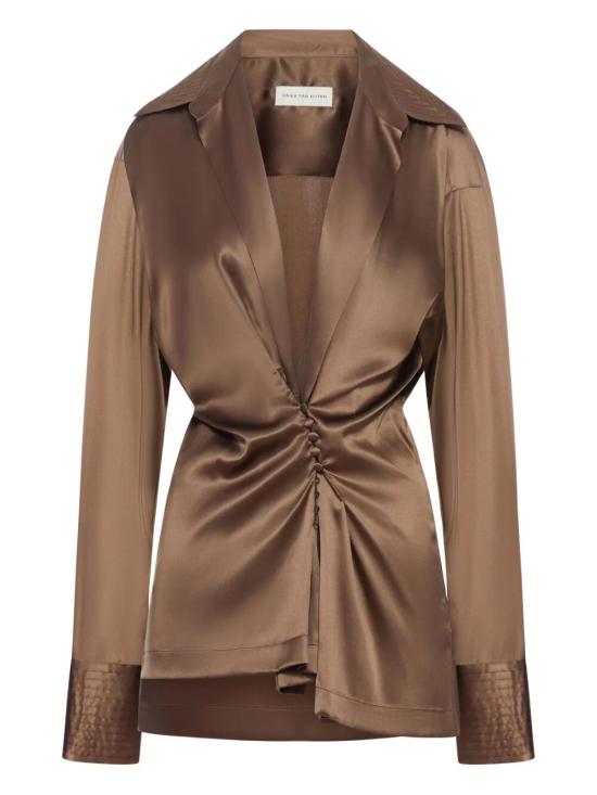 25FW 드리스 반 노튼 블라우스 107812032 BRN