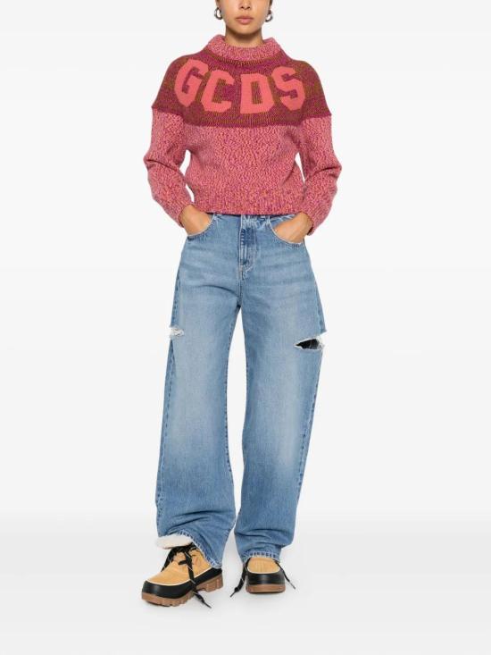 25FW 지씨디에스 스웨터 B2CW1521KJ3 CORAL 42 - GCDS