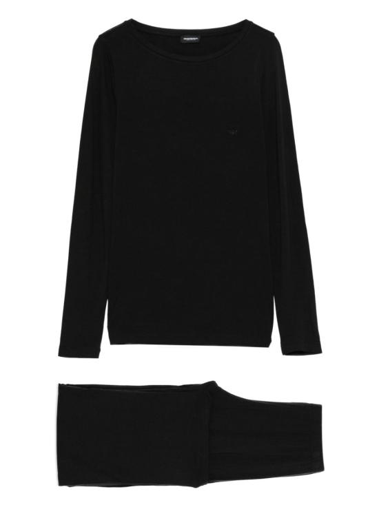 25FW 엠포리오 아르마니 라운지 웨어 EW002493 AF15361UC001 Black