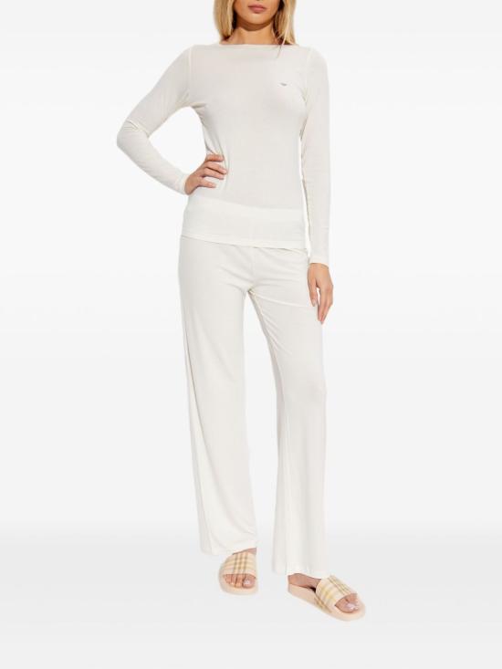 25FW 엠포리오 아르마니 라운지 웨어 EW002493 AF15361U1054 Ivory - EMPORIO ARMANI