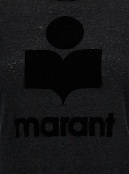 26SS 이자벨마랑에뚜왈 주엘 로고 티셔츠 TS0001FBA1N09E01BK Black - ISABEL MARANT ETOILE