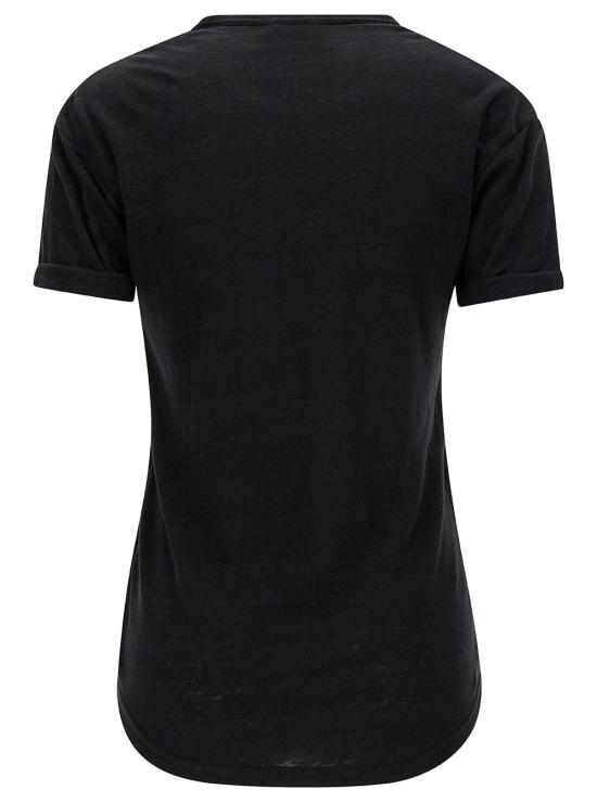 26SS 이자벨마랑에뚜왈 주엘 로고 티셔츠 TS0001FBA1N09E01BK Black