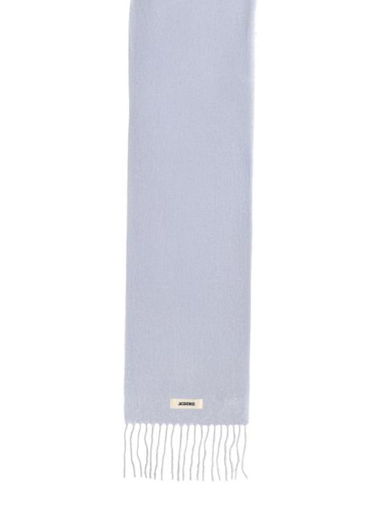 25FW 자크뮈스 프린지 울 스카프 ACU00572BOT4032635 PALE LILAC DOM