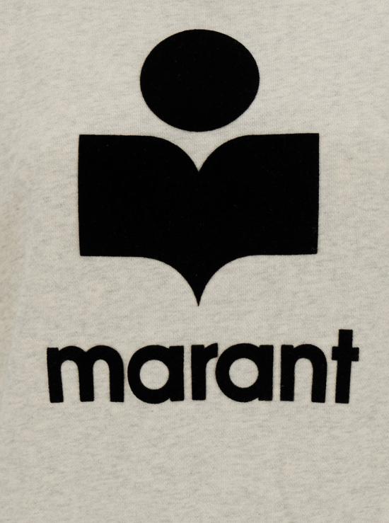 26SS 이자벨마랑에뚜왈 모비 로고 스웨트셔츠 SW0003FAA1M07E23EC Beige - ISABEL MARANT ETOILE