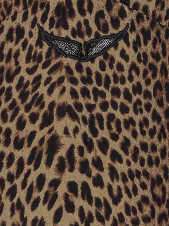 25FW 자딕앤볼테르 미디 스커트 WWDR02591308 Animal Print - ZADIG & VOLTAIRE