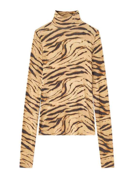  가니 반팔 티셔츠 T4382894 Animal Print