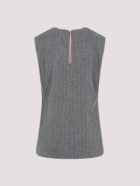  까르벵 민소매 티셔츠 6252K21166N751 Grey - CARVEN