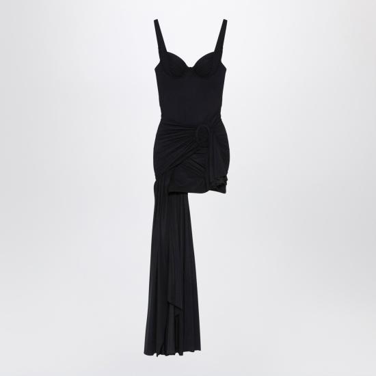 25FW 발렌시아가 숏 원피스 850640TTV27 Black