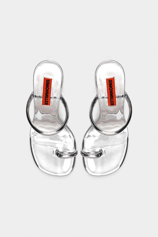  사이먼밀러 힐/펌프스 사이먼 밀러 파이프 힐 실버 - SIMONMILLER