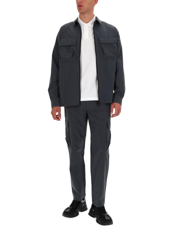 25FW 베르사체 긴팔 셔츠 79GALD21 CQ10D831 GREY - VERSACE