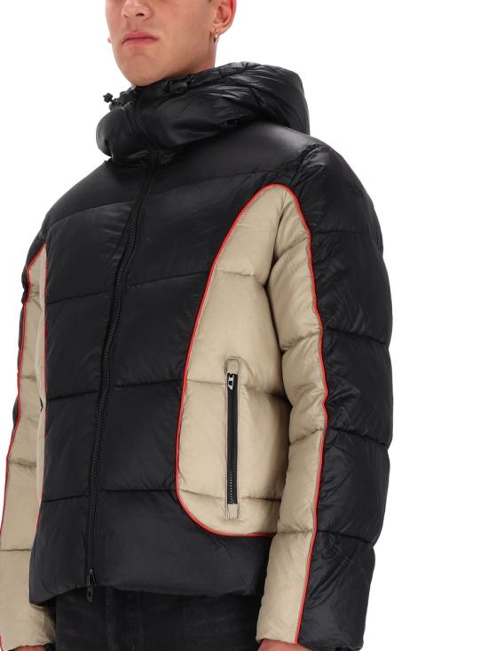 25FW 디젤 숏패딩 A14405 0DBCH9XX BLACK - DIESEL