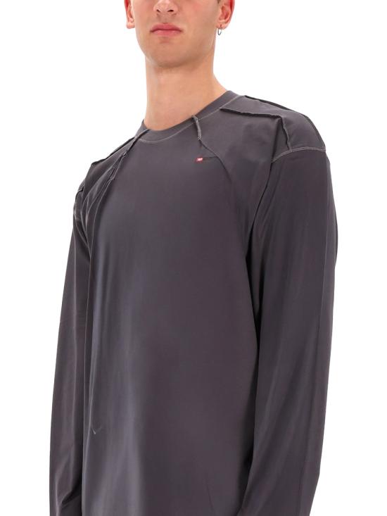 25FW 디젤 반팔 티셔츠 A19464 0NIAX93R GREY - DIESEL