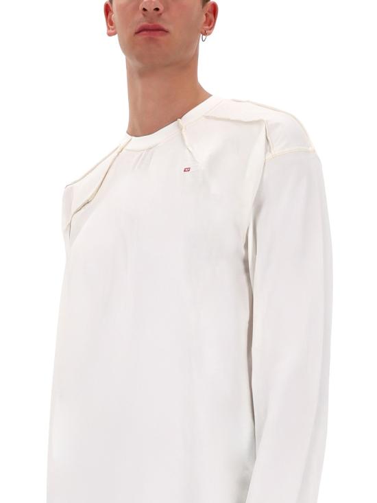 25FW 디젤 반팔 티셔츠 A19464 0NIAX141 WHITE - DIESEL