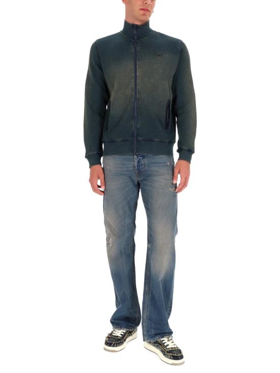 25FW 디젤 긴팔 티셔츠 A16105 0TKAA01 BLUE - DIESEL