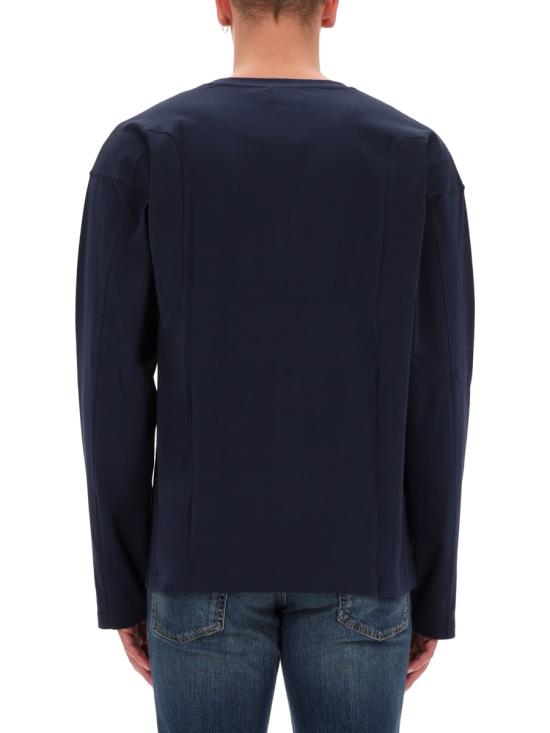 25FW 디젤 반팔 티셔츠 A19444 0AIJU81E BLUE - DIESEL