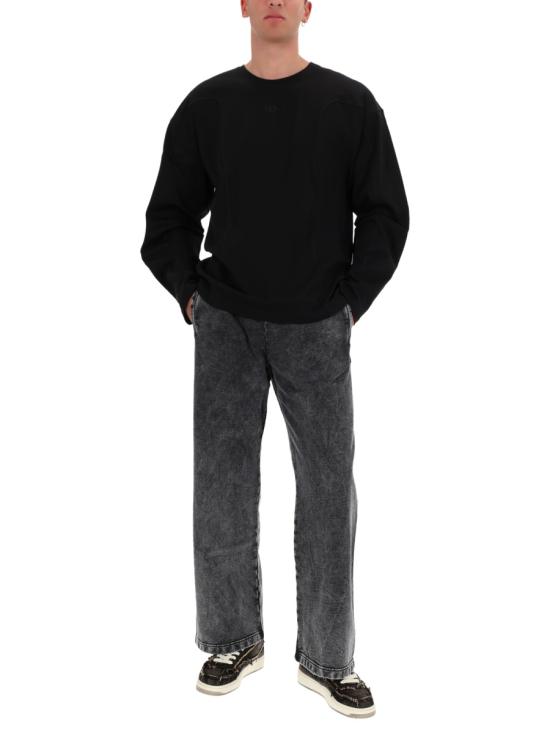 25FW 디젤 T 박스트 긴소매 티셔츠 A19444 0AIJU9XX BLACK - DIESEL