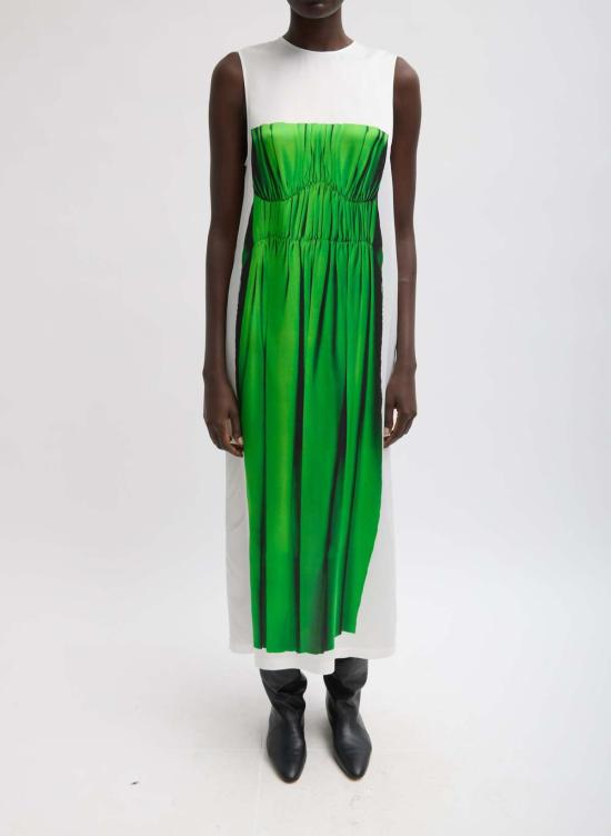  티비 롱 원피스 트롱프 로에유 드레스