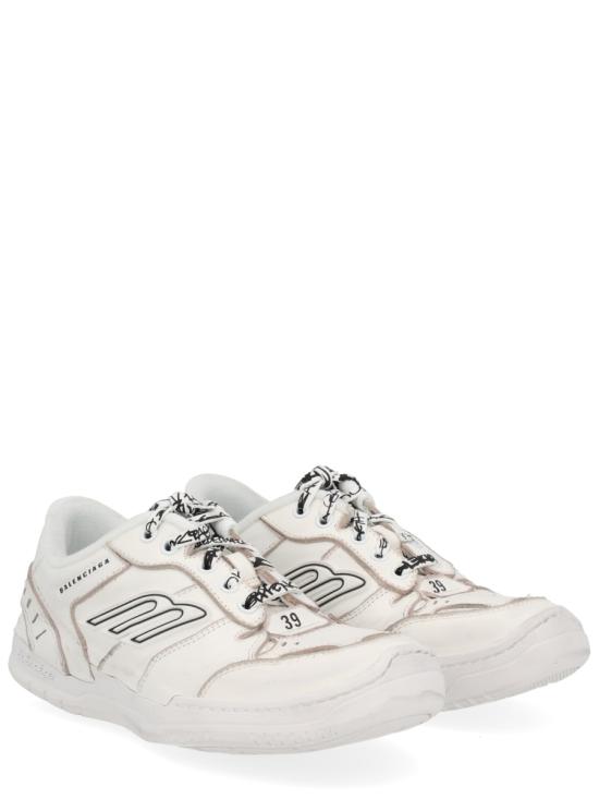 25FW 발렌시아가 햄튼스 미디움 원 아웃 스니커즈 841763 WCURS9000 WHITE - BALENCIAGA
