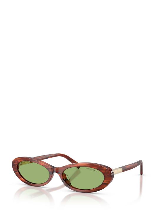 26FW 티파니앤코 선글라스 TF4250 8440 2 RUBY STRIPED HAVANA - TIFFANY & CO