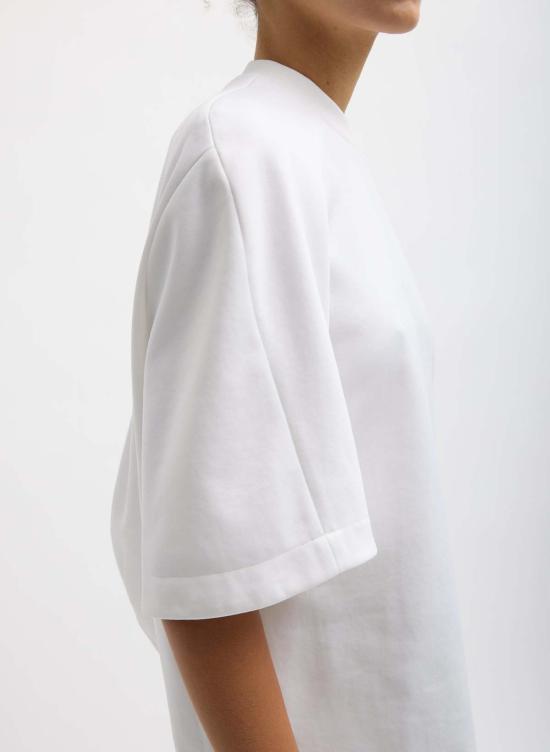  티비 블라우스 액티브 니트 라글런 탑 - TIBI