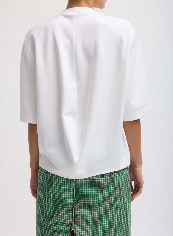  티비 블라우스/셔츠 액티브 니트 라글런 탑 - TIBI