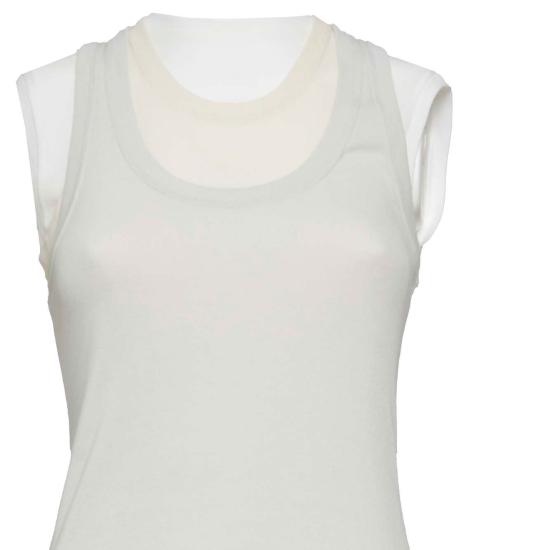 25FW 질샌더 민소매 티셔츠 J40FV0106JTN356 961 Beige - JIL SANDER