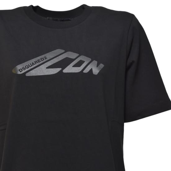 25FW 디스퀘어드2 반팔 티셔츠 S80GC0083D20033 900 Black - DSQUARED2