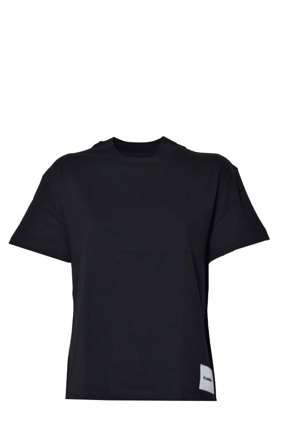 25FW 질샌더 반팔 티셔츠 J40GC0001J45048 Black - JIL SANDER