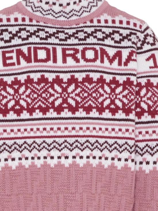 25FW [키즈] 펜디 풀오버 JFG235K AYMSF1T6P PINK - FENDI