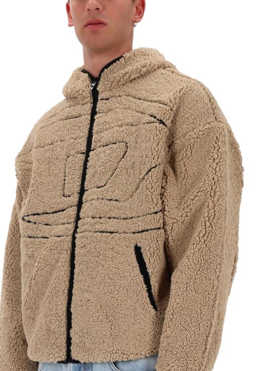 25FW 디젤 긴팔 티셔츠 A18947 0KIBT5FQ BEIGE - DIESEL