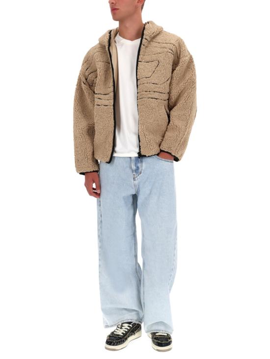 25FW 디젤 긴팔 티셔츠 A18947 0KIBT5FQ BEIGE - DIESEL