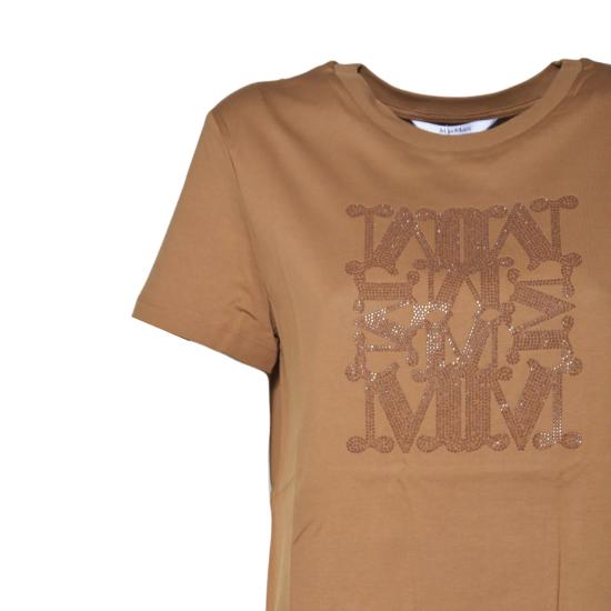 25FW 막스마라 반팔 티셔츠 2511941042600 012 Brown - MAX MARA