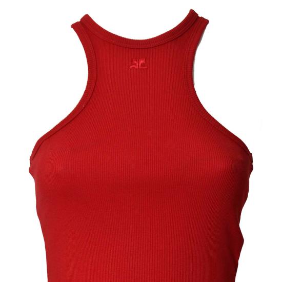 25FW 쿠레쥬 미디 원피스 125JRO586JS0194 4015 Red - COURREGES