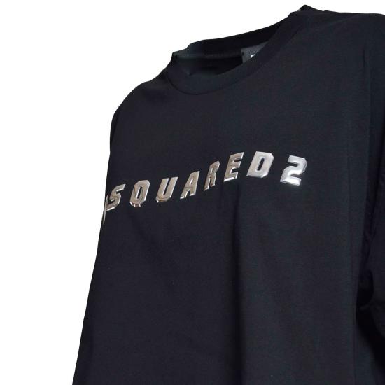 25FW 디스퀘어드2 반팔 티셔츠 S72GD0547S24662 900 Black - DSQUARED2